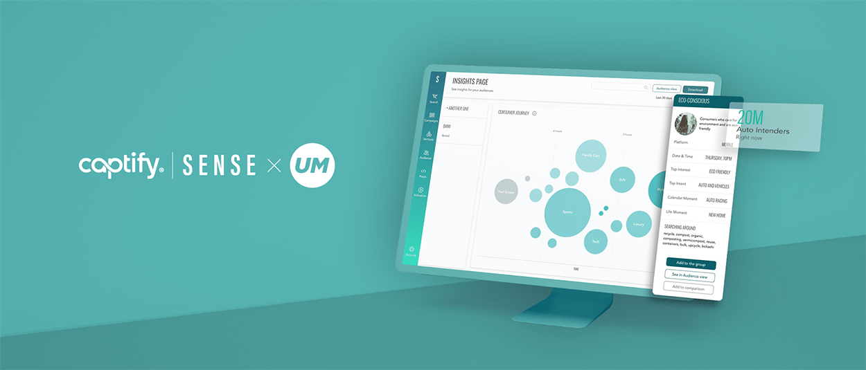 Captify Unveils Self-Service Platform, Sense, Giving Advertisers Direct Access to Deeper, More Robust Consumer Understanding Through Fresh, Search-Powered Insights and Audiences